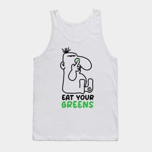 EAT GREENS Tank Top